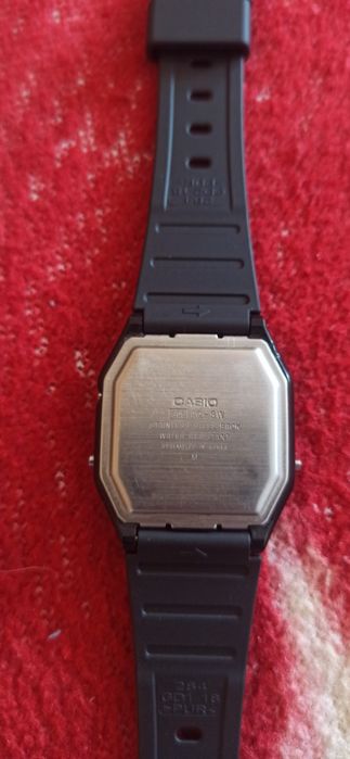 Zegarek vintage Casio AQ-8W (Moduł 308) – Dual Time, stan dobry