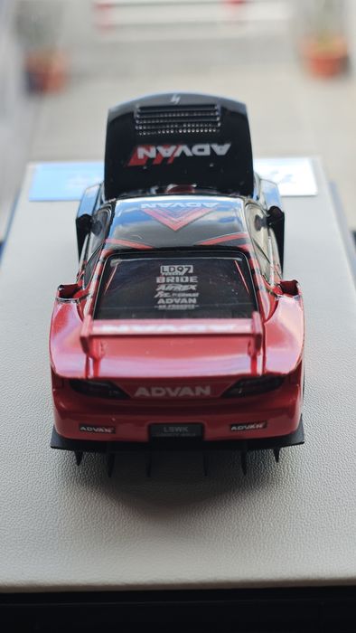 Nissan Silvia LBWK Advan 1/64 TPC