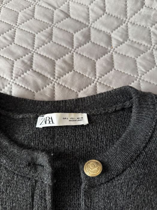 графітовий кардиган Zara