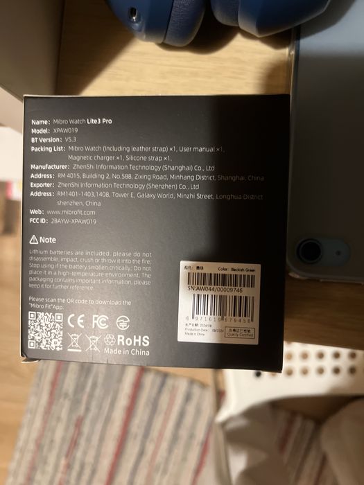Zegarek Mibro lite 3 pro