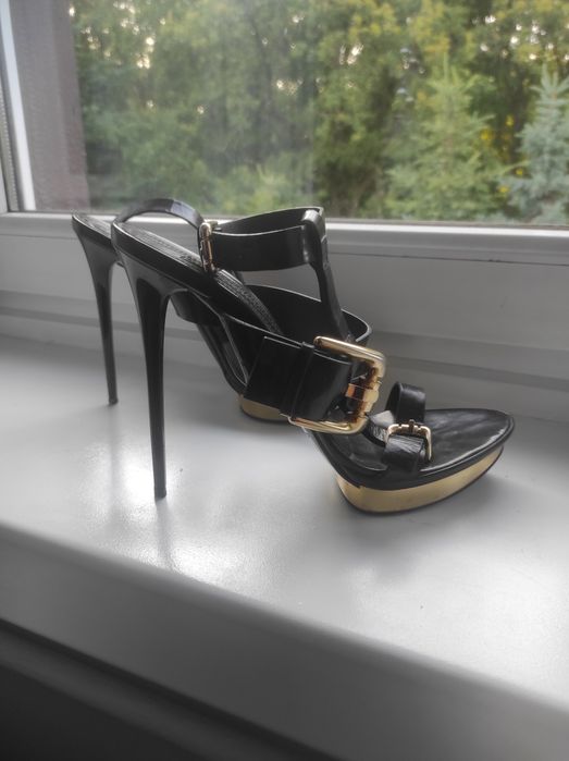 Szpilki gianmarco lorenzi 39 skóra