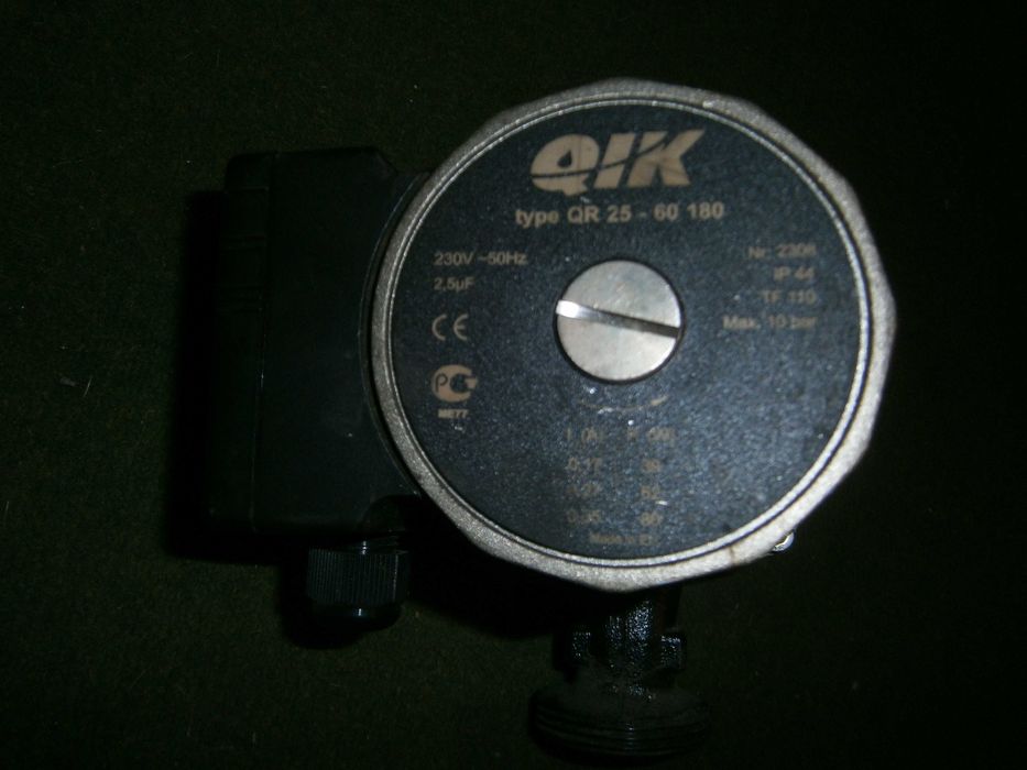 Pompa obiegowa cyrkulacyjna do pieca CO - QIK type QR 25