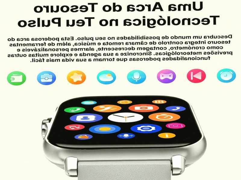 Smartwatch 1.83" — Chamadas sem Fios, 100+ Modos Desporto, Homem e Mulher