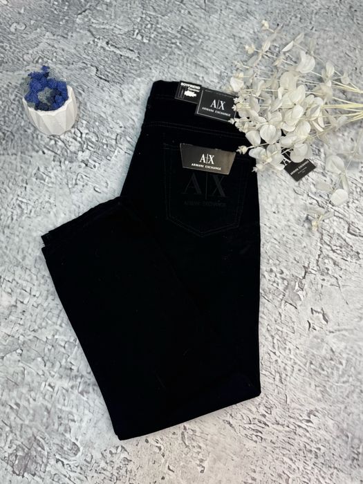 Джинсы Armani Exchange черные мужские джинси чоловічі Армани Армані