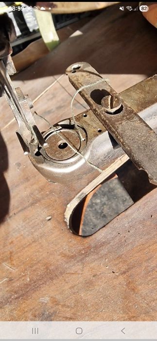 Stara maszyna szewska Singer