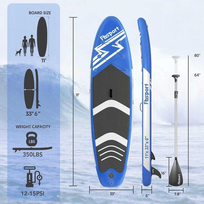 Nadmuchiwana Deska SUP Fbsport 335 cm