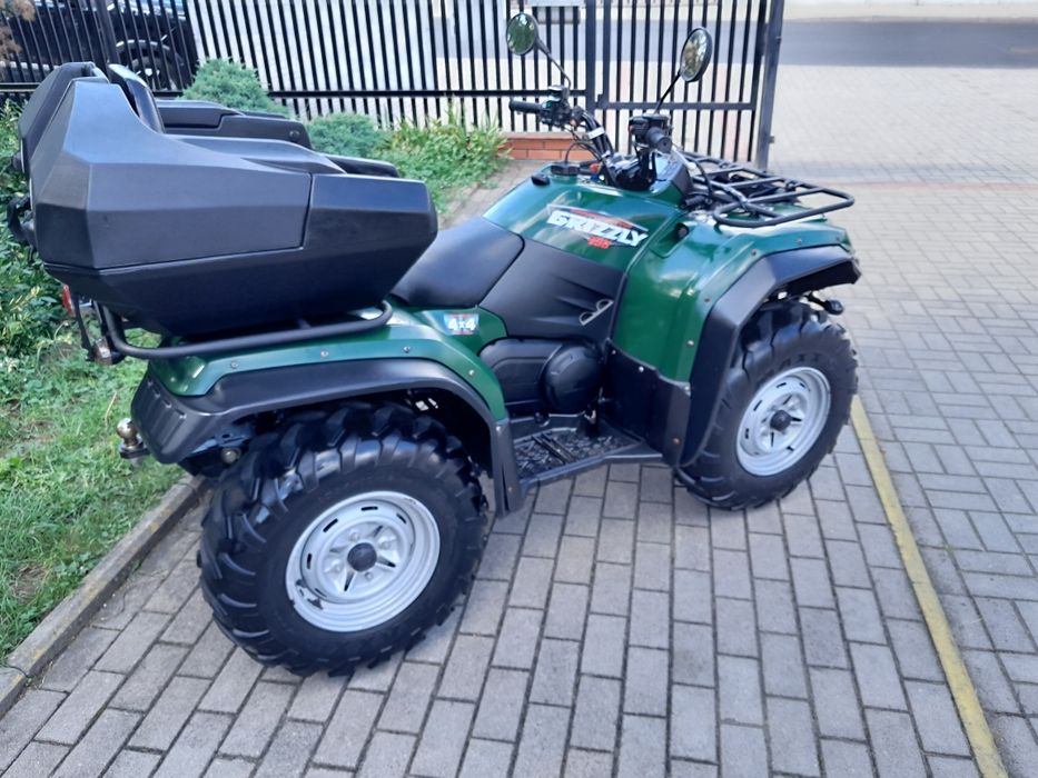 Yamaha grizzly 450 4x4 irs salon pl orginal rejestracja doposazony kodiak