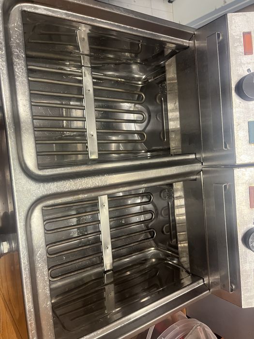 Fritadeira eletrica 2 cubas monofasica