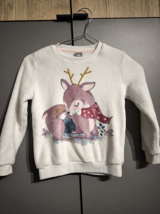 Sweter dziewczęcy zimowy r. 116