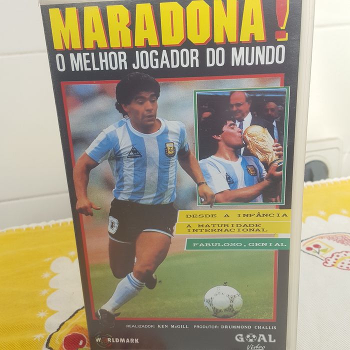 MARADONA EM V.H.S o melhor  jogador do Mundo