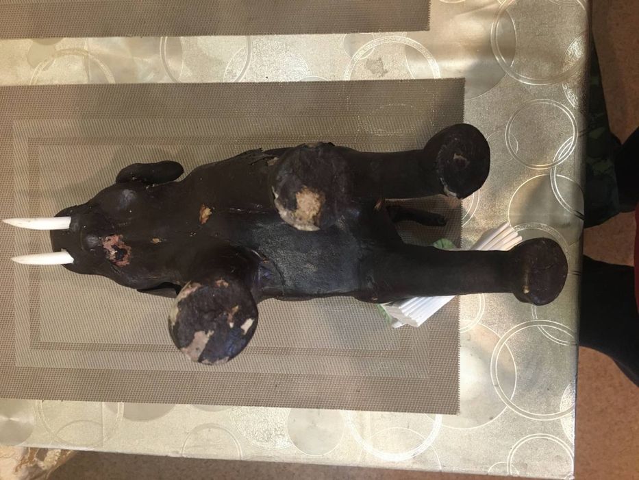 Слон из папье маше