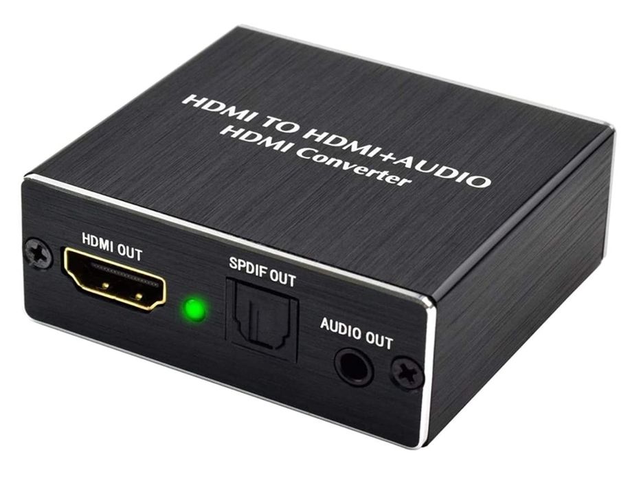 rator de Áudio Hdmi 4Kx2K Hdmi1212-Y12 Preto