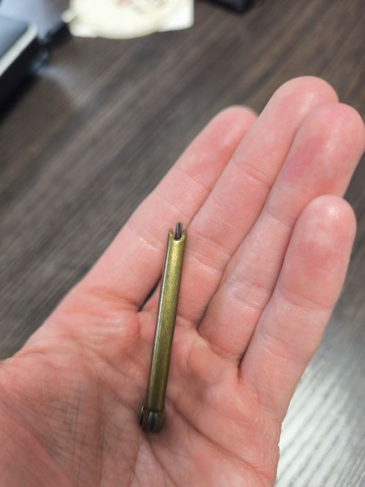 Складна міні-бритва Brass Damascus