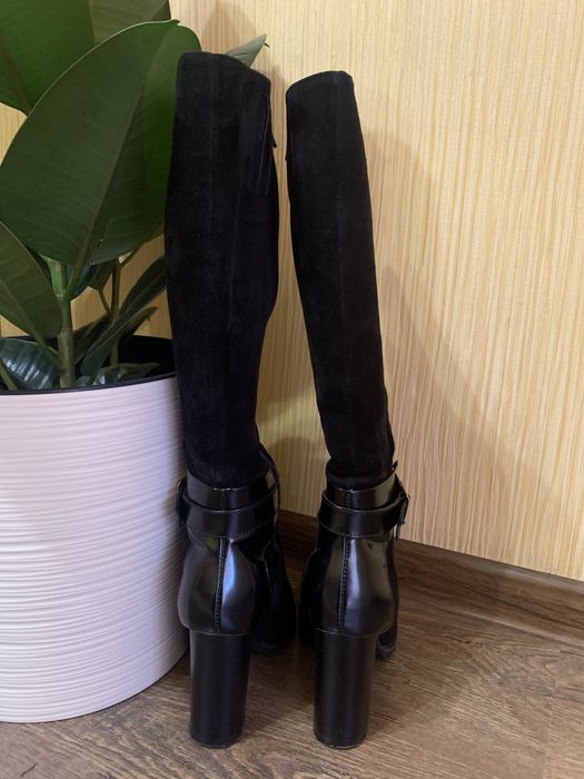 Зимові чоботи 36 р. - натуральний замш