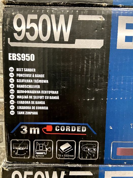 Стрічкова шліфувальна машина, шліфмашинка ERBAUER АНГЛІЯ