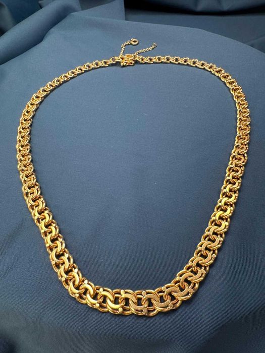 Fio de ouro 18kl - 44,6g - 43cm