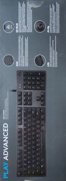 Logitech G512, Teclado Mecânico Logitech G512 Carbon (GX Blue Clicky) - NOVO (Layout US)

Carbon