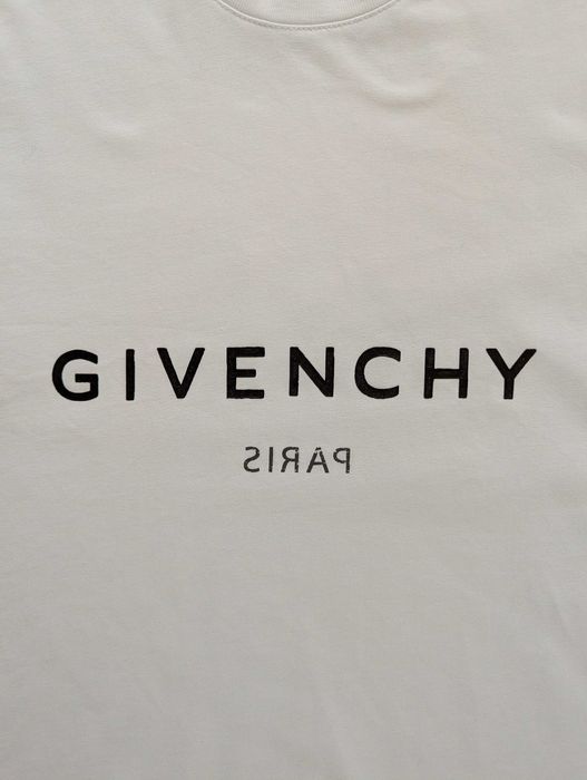 Белая хлопковая футболка Givenchy размер XL