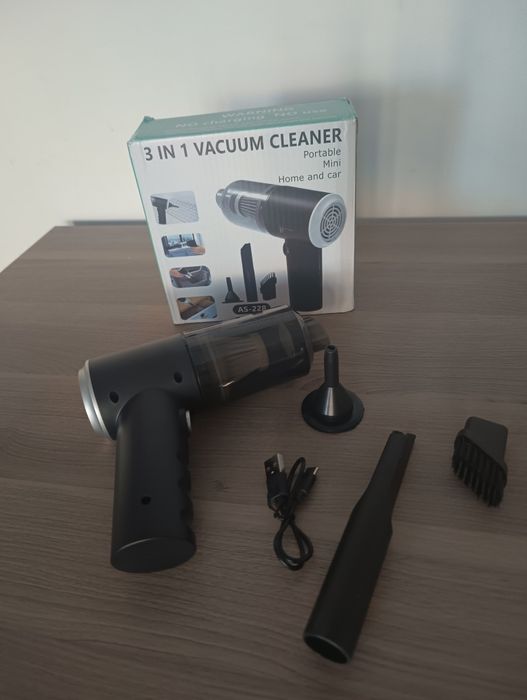 Bezprzewodowy odkurzacz samochodowy, do auta, lekki, podręczny, mocny