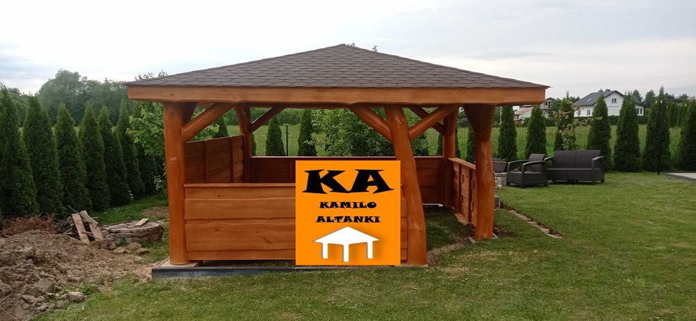 Altanka, Altana, Altanki, Altany na grubym balu ogrodowe