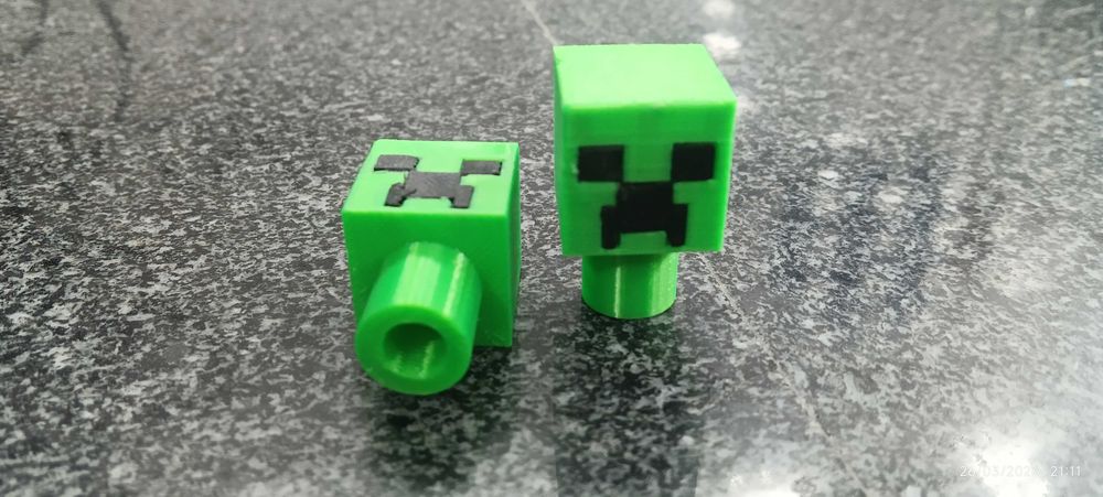 Tampas de Válvula "Creeper" Minecraft | Pipo para Bicicleta, Mota e Carro | Edição Especial