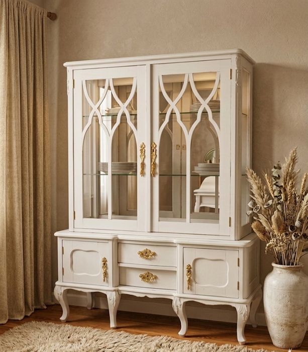 Cristaleira Estilo Queen Anne