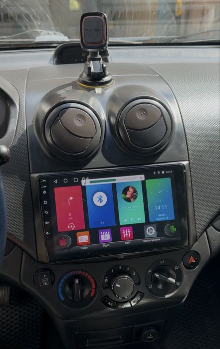 Магнитола андроїд для Chevrolet Aveo T250, ЗАЗ Віда, 9 дюймів, CarPlay