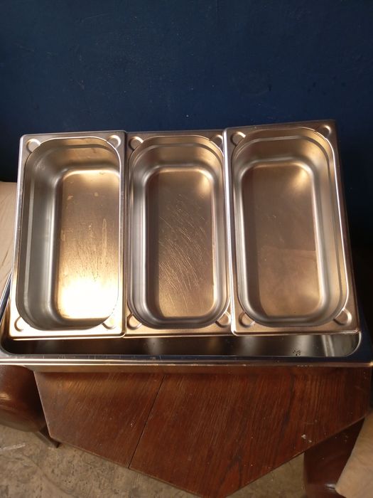 Conjunto de Cubas GN em Inox para Restauração