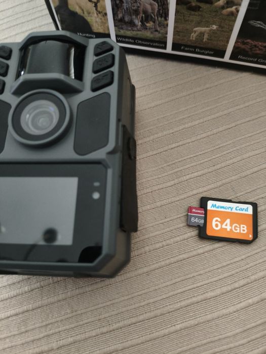 Câmera de caça/trail com painel solar