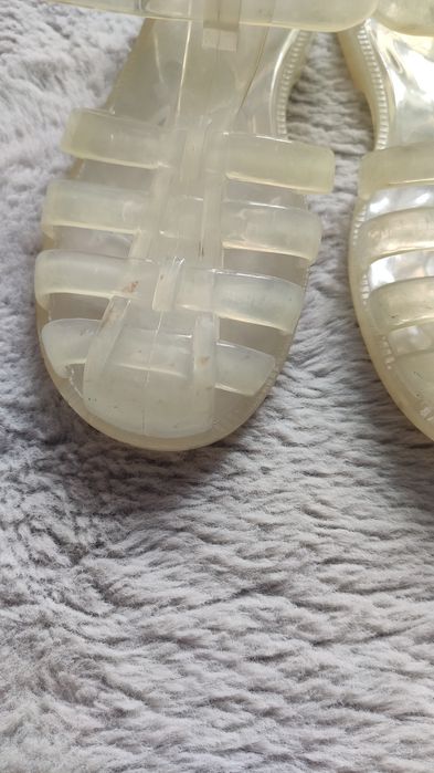 Sandały gladiatorki gumowe Zara