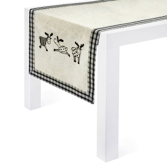 Bieżnik Niko w renifery Jedeka 140x40