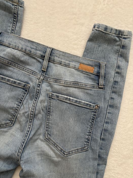 spodnie jeansowe skinny 34 xs sinsay