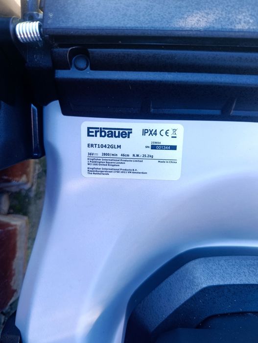 Kosiarka Erbauer 36V paragon, gwarancja.