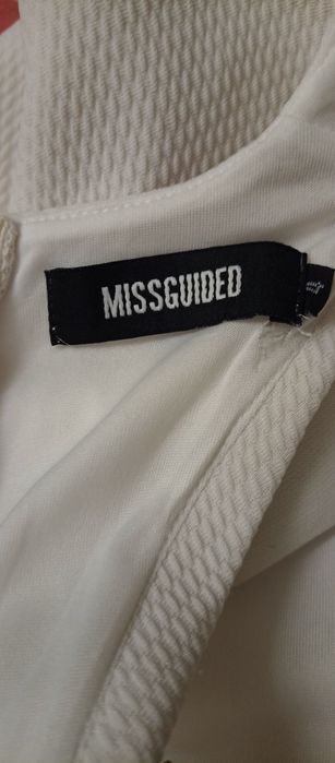 Biała sukienka- Miss Guided rozmiar 34