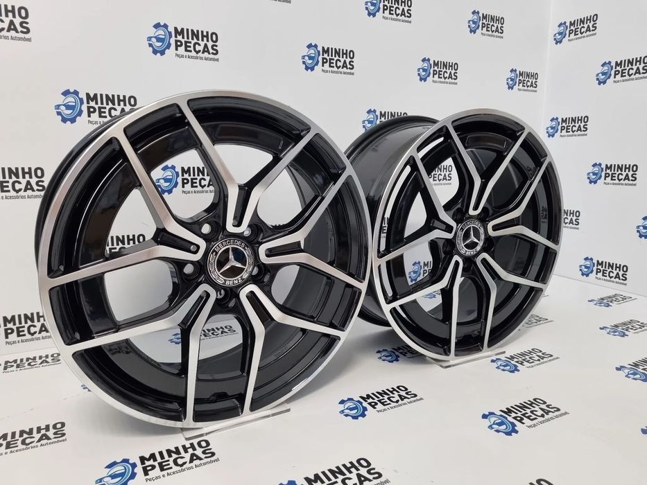 Jantes Mercedes Novo Class C e E AMG em 18 Preto Polido
