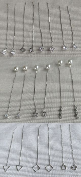 Срібні сережки, кафи 925 проби