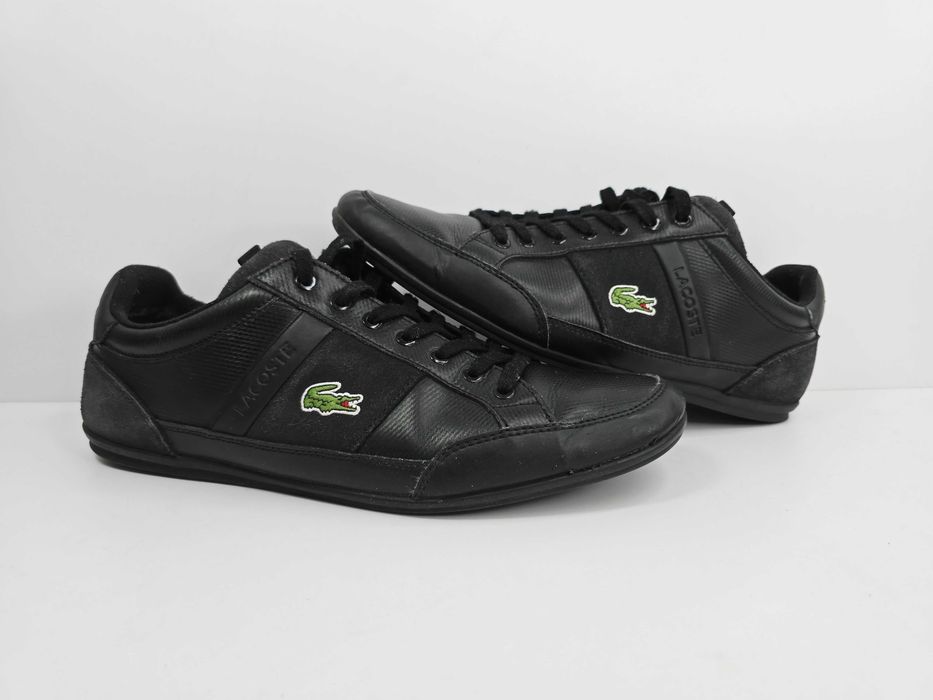 Lacoste chaymon bl 22 oryginalne skórzane buty premium j. 44