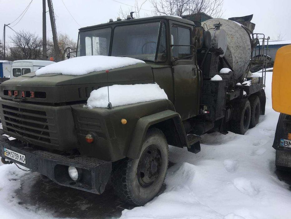 Продається автобетонозмішувач КрАЗ 260В (1990), двигун 14.9 л