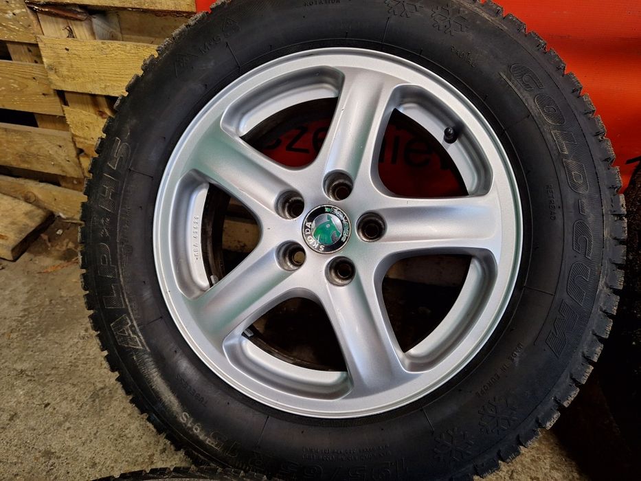 Alufelgi 5x100 15 ET38 SKODA Octavia Fabia Rapid Scala Kamiq koła