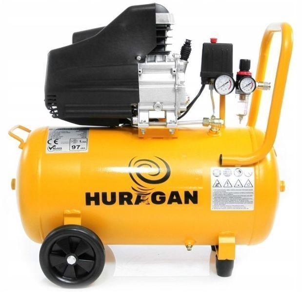 Компрессор воздушный HURAGAN 50 л масляний компресор на 50 літрів