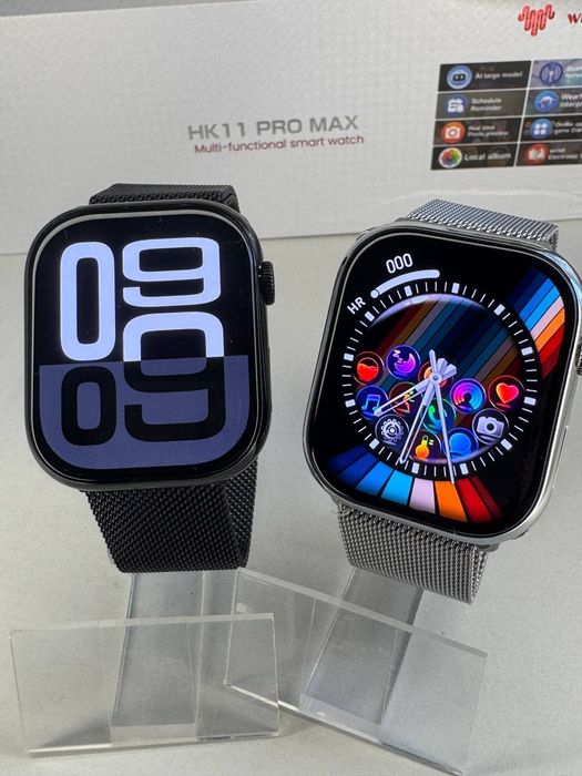 Смарт-годинник HK11 Pro Max AMOLED 46 мм | Дзвінки | 2GB памʼяті