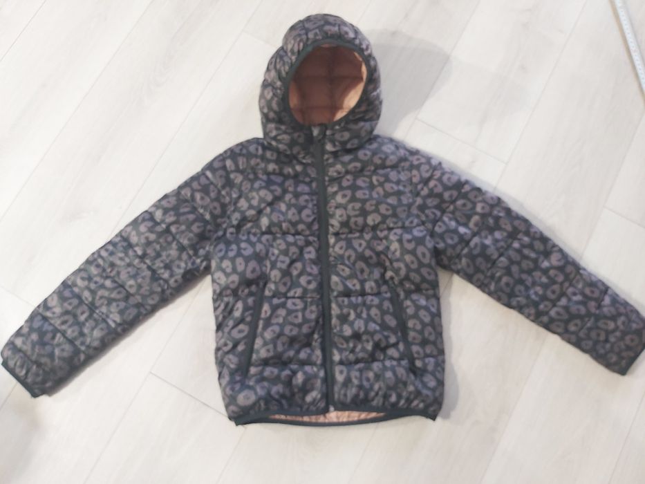 Kurtka w panterke roz 134/140