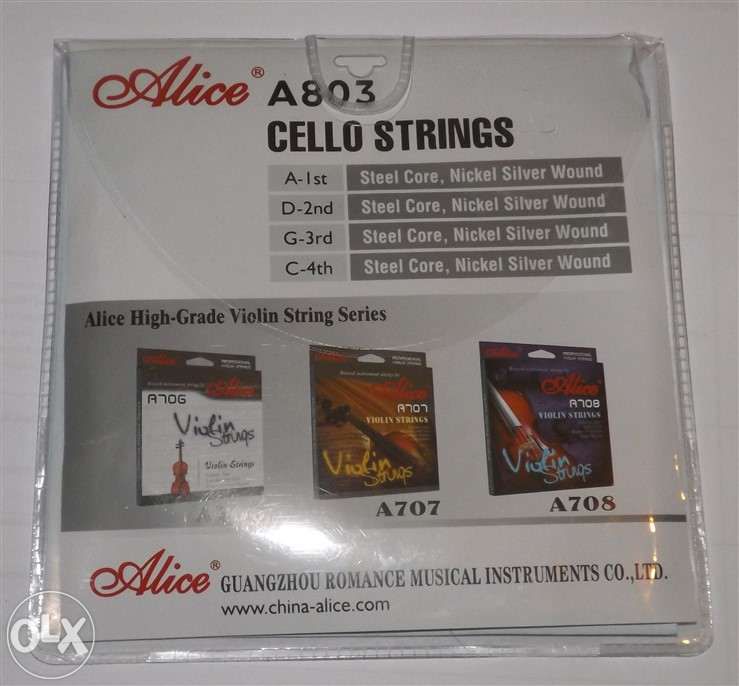 Jogo de cordas de violoncelo