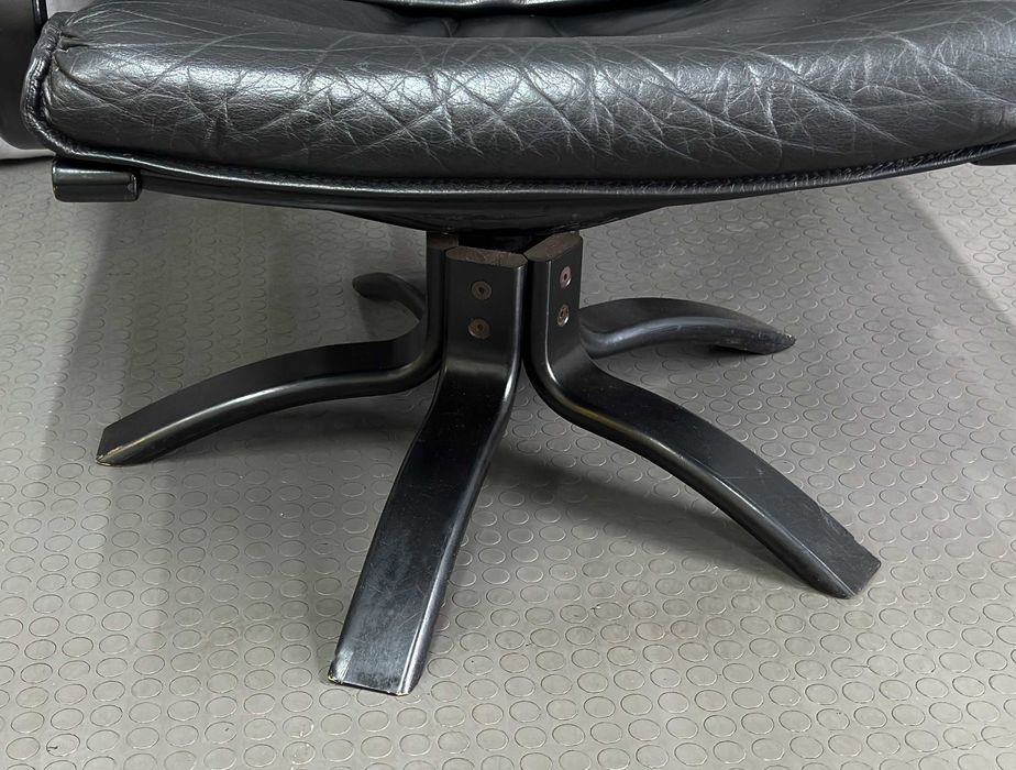 Чорне м'яке шкіряне/відпочинкове крісло/шкіряні крісла/дивани з Європи