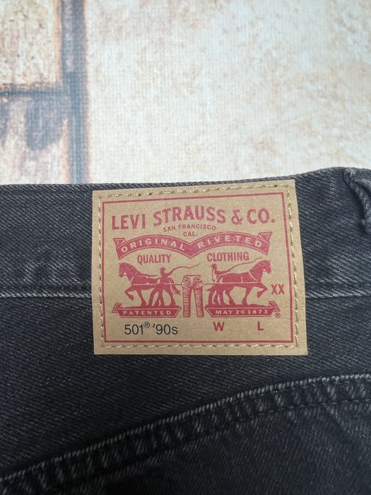 Spodnie Levi’s 501 90’s jeansowe czarne