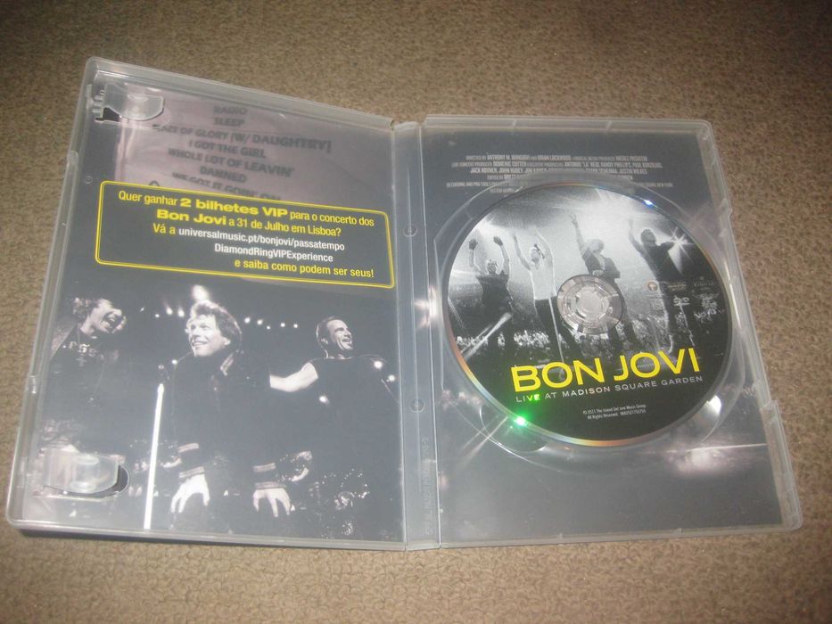 DVD musical dos Bon Jovi "Live At Madison Square Garden"