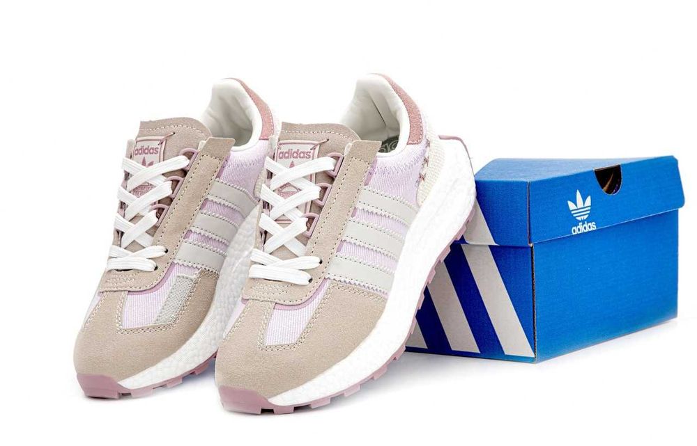 Кросівки Adidas Retropy E5 Beige/Purple premium