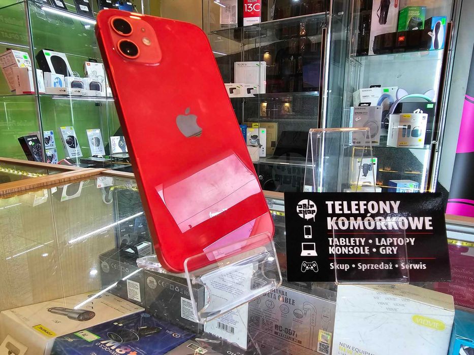 Iphone 12 128Gb Czerwony Bat:83% Gwarancja/SklepGSM/Lwsk