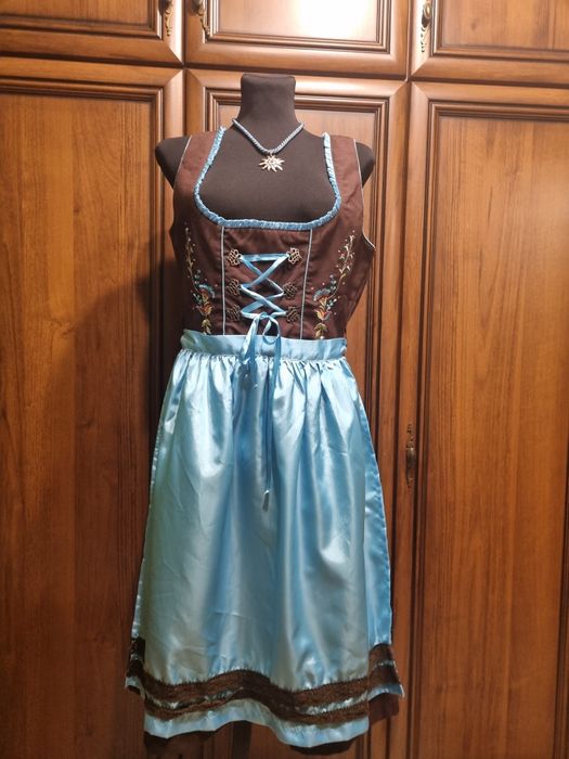 Strój ludowy sukienka Fuchs M Bawaria kostium przebranie