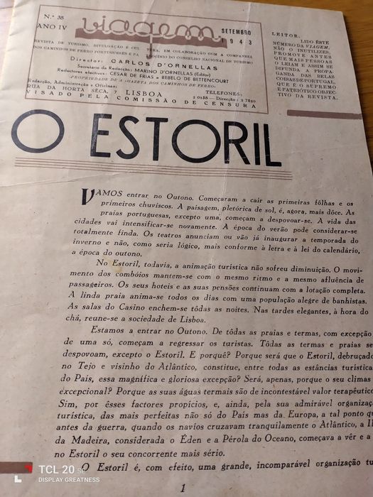 Revista Viagem 1943